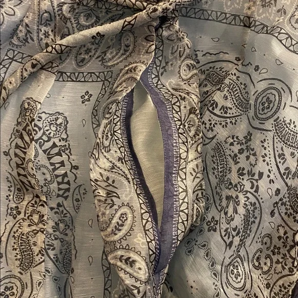 Zimmermann Light Blue Paisley Maxi Skirt - Picture 4 of 7